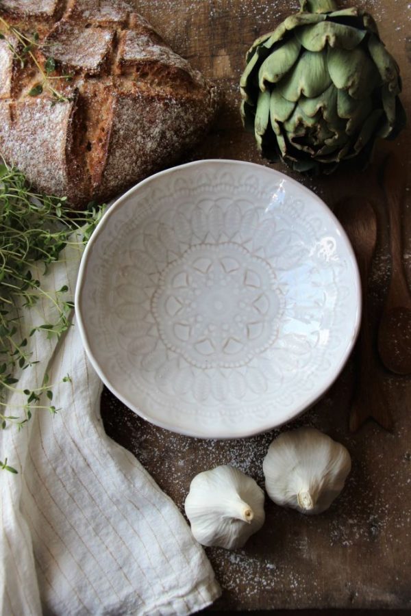 Assiette creuse mandala
