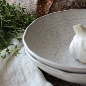 Assiette creuse mandala