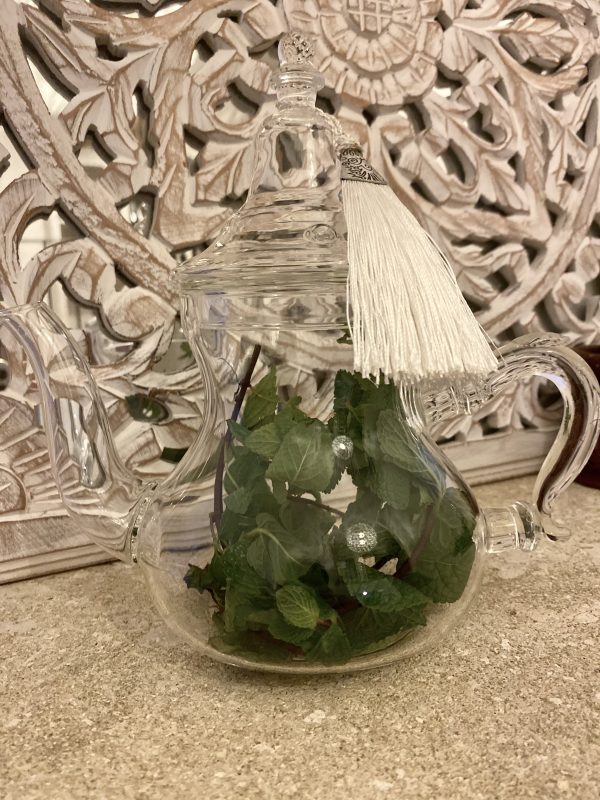 théière en verre