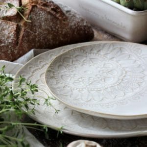 assiette mandala 25CM