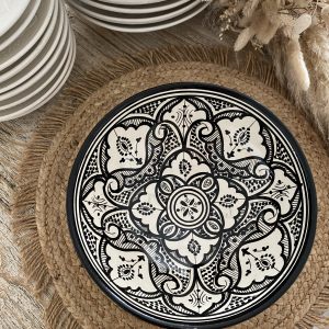 SALADIER ZWAK NOIR & blanc 25CM
