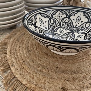 SALADIER ZWAK NOIR & blanc 25CM