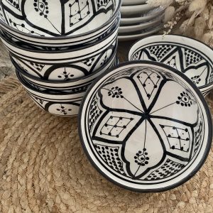 BOL  ZWAK NOIR & blanc 12CM