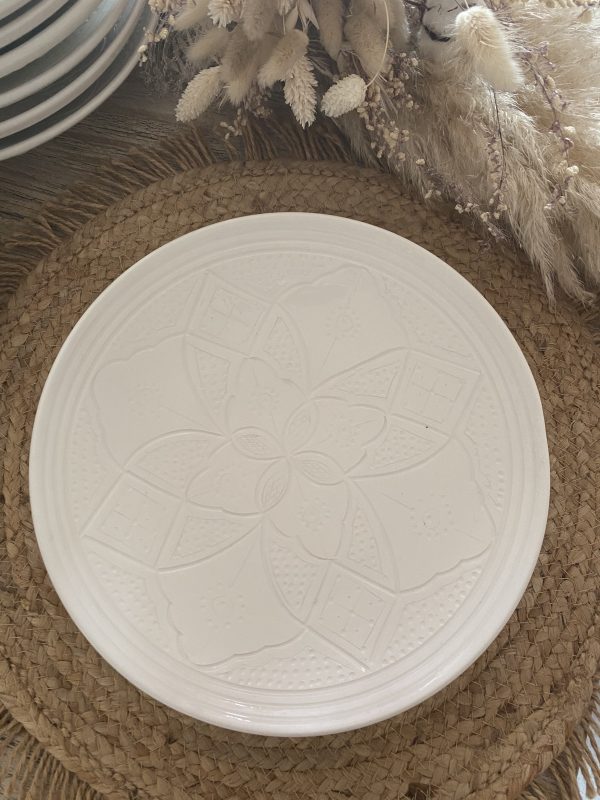 ASSIETTE EMPREINTE  25CM