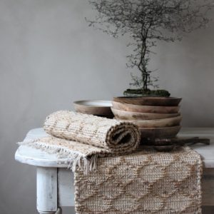 CHEMIN DE TABLE EN JUTE