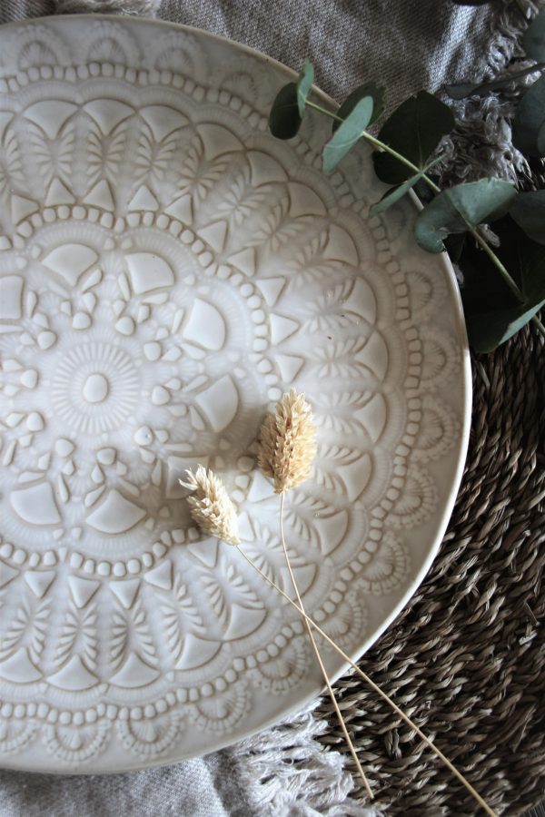 assiette mandala 25CM