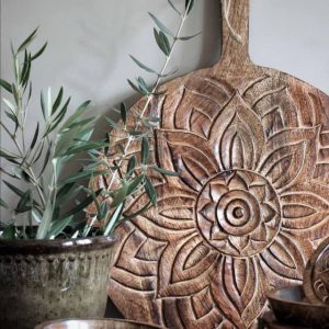 Planche RONDE MANDALA  Manguier GM