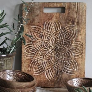 Planche RECTANGLE  MANDALA  Manguier PM