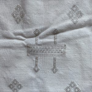 HOUSSE DE COUSSIN SABRA BLANC