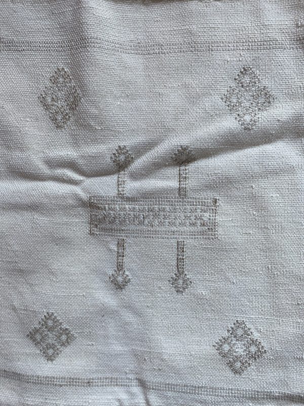 HOUSSE DE COUSSIN SABRA BLANC