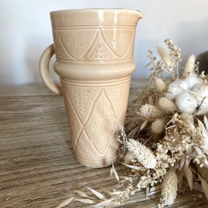CARAFE EMPREINTE SABLE