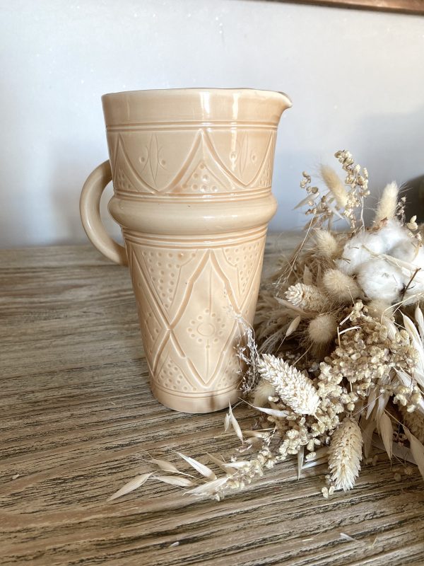 CARAFE EMPREINTE SABLE