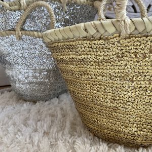 PANIER SEQUIN ARGENT