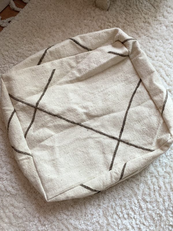 POUF KILIM BEIGE