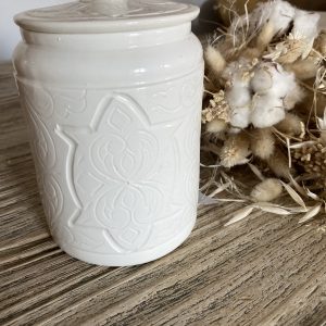 POT EMPREINTE BLANC