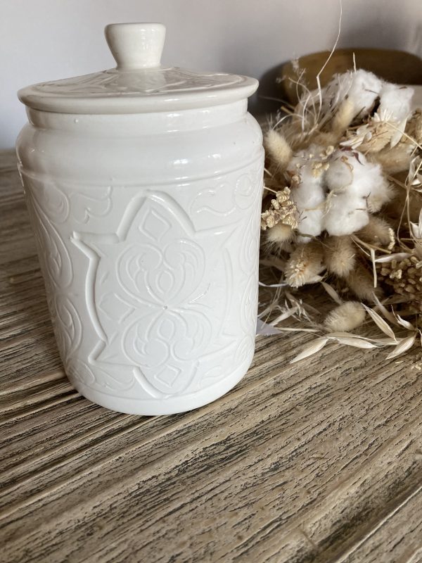 POT EMPREINTE BLANC