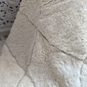 Tapis Beni ouarain blanc