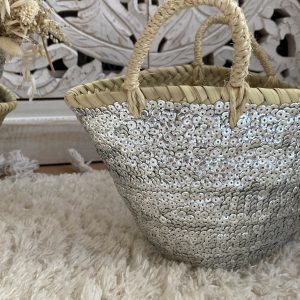 PANIER SEQUIN ARGENT