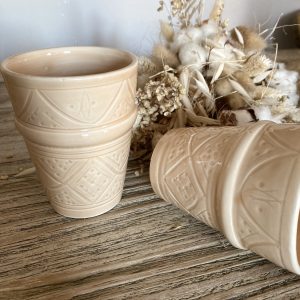 TASSE EMPREINTE MM X2 SABLE
