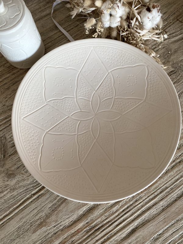 PLAT EMPREINTE 35CM