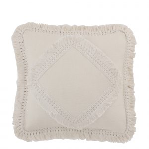 COUSSIN FRANGE CARRE BLANC
